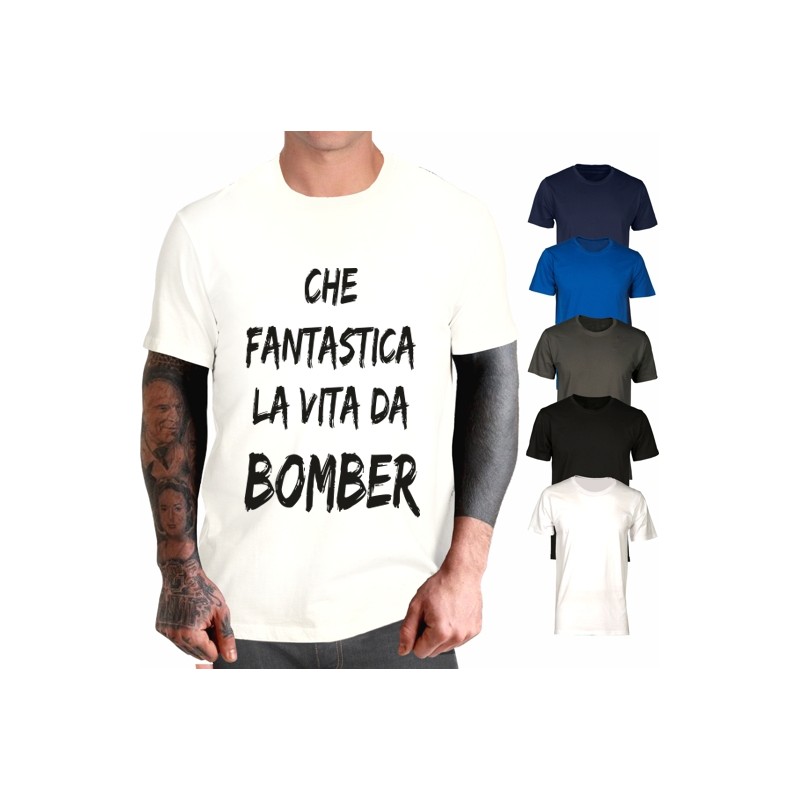 T-shirt Che fantastica la vita da Bomber - Bobo Vieri style