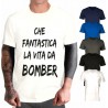 T-shirt Che fantastica la vita da Bomber - Bobo Vieri style