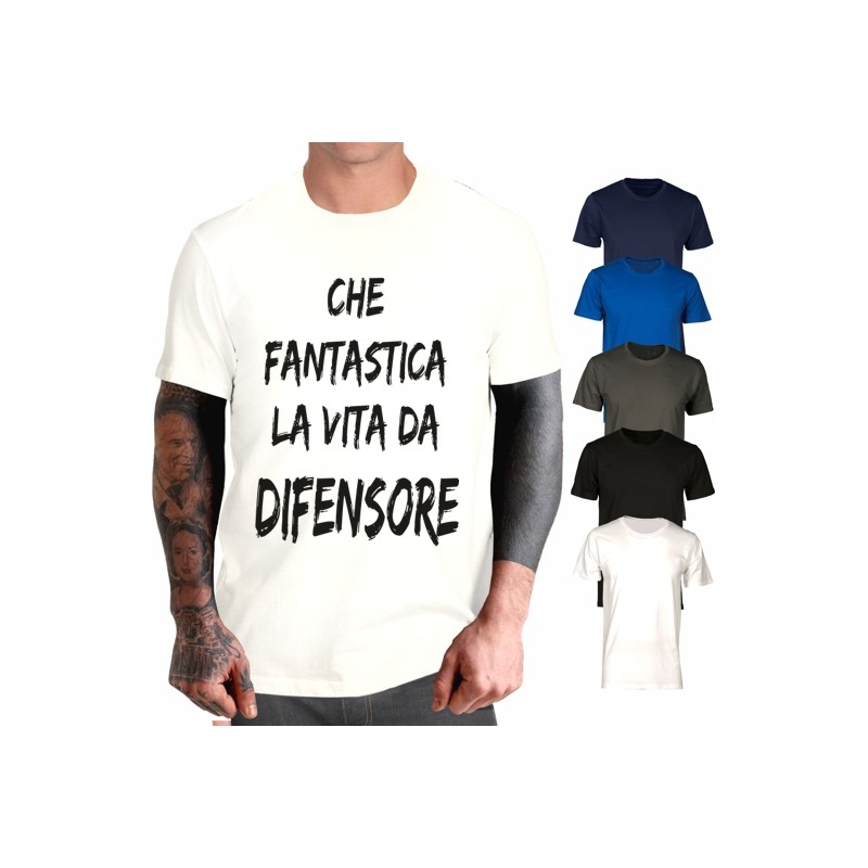 T-shirt Che fantastica la vita da portiere - Bomber bobo style