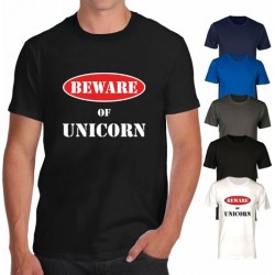 Maglietta Beware of Unicorn - Io amo gli unicorni