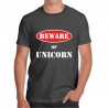 T-shirt Beware of Unicorn