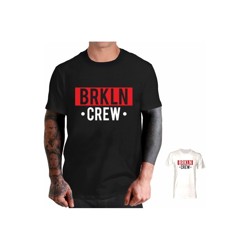 T-shirt BRKLN CREW - Brooklyn crew in back