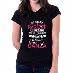 T-shirt danza ballo ballerina ragazza donna maglietta tutù palestra esibizione