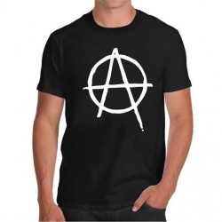 T-shirt nera anarchia...