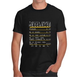T-shirt Tariffa Meccanico nera